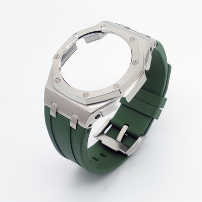 Vỏ bạc - dây cao su Flo xanh lá đậm ( Thế hệ 5 cao cấp )