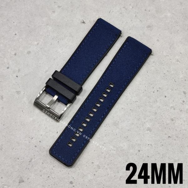 Dây vải nilon chống nước GA-2000 / GA-2200 ( 24mm ) ( Xanh dương )  Dây vải nilon chống nước GA-2000 / GA-2200 ( 24mm ) ( Xanh dương )