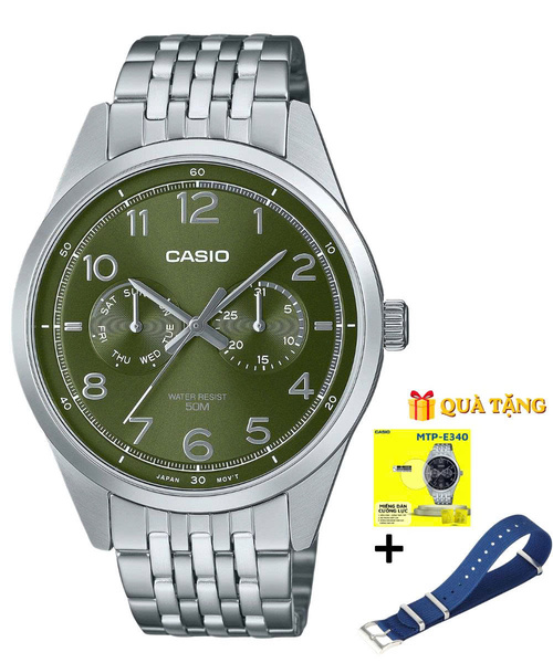 CASIO MTP-E340D-3A  - QUÀ TẶNG TRỊ GIÁ 600K