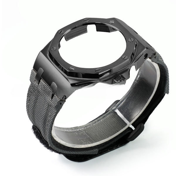 Bộ Vỏ GA-2100AP gen 4 ( có núm) Black - Dây Velcro