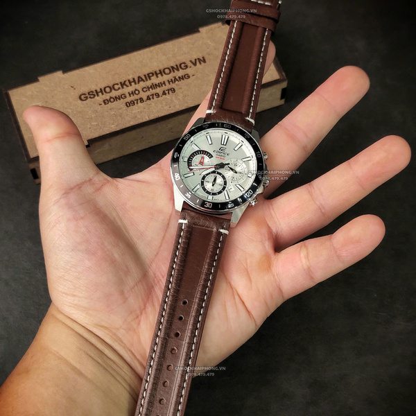 Dây da Bò Gân - Màu Nâu Đậm - Size 20/22mm