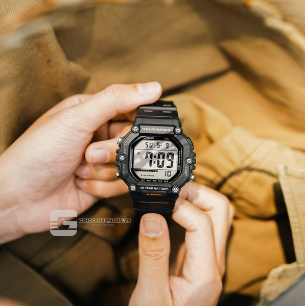 Đồng Hồ Nam Chính hãng Casio AE-1600H-1A - Pin 10 năm