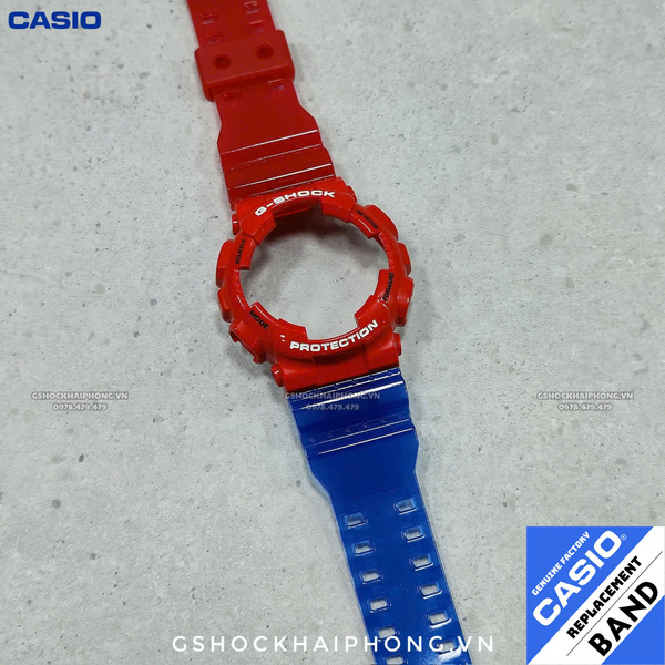 Bộ vỏ GA-100/110/120/140 - Jelly đỏ xanh