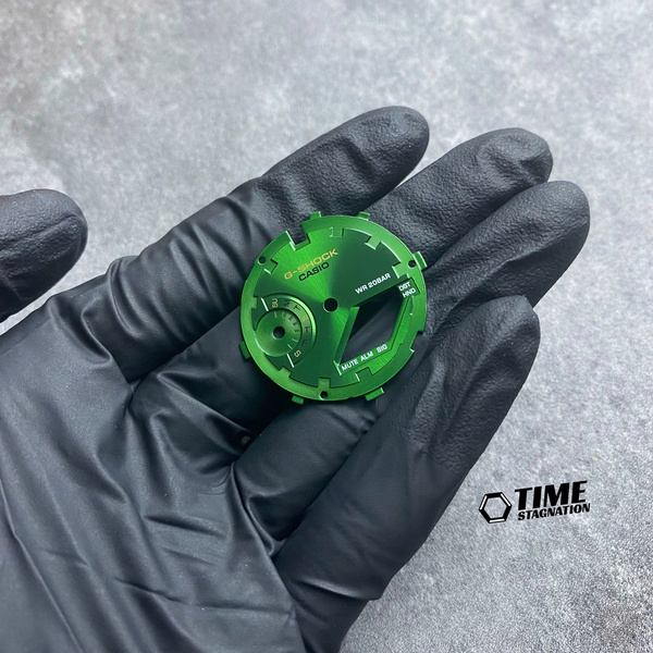 Mặt Dial Thép Phay Xanh Lá 02
