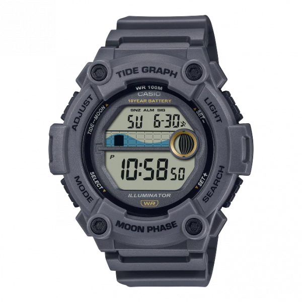 Đồng hồ Nam Chính hãng CASIO WS-1300H-8A - Pin 10 năm