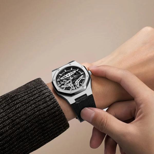 Đồng Hồ Nam Chính Hãng SRWATCH Skeleton SG19191.4101