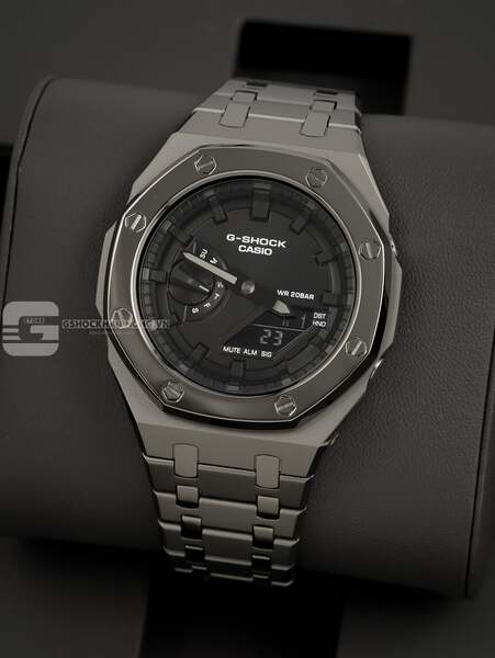 G-SHOCK GA-2100AP - GUN METAL LAYERS X BLACK CARBON DIAL
