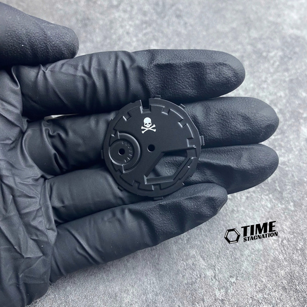 Mặt Dial Đầu Lâu Đen