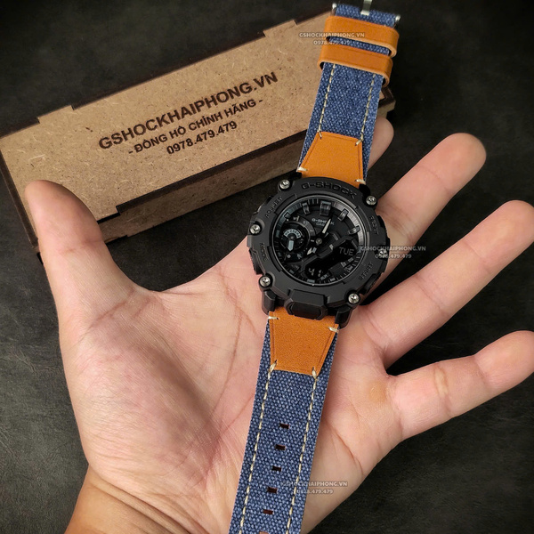 Dây da LEVIS - Màu Xanh Navy - Size 20/22/24mm