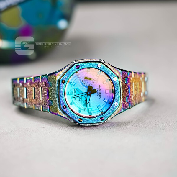 G-SHOCK GA-2100AP - TITAN STARDUST METAL RAINBOW