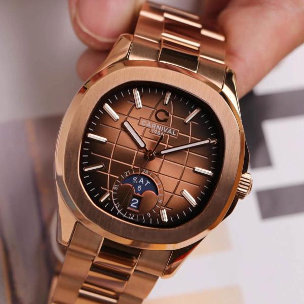 Đồng hồ nam Carnival - Aquanus  8113G-VH-N - Viền thép - Kính Saphire