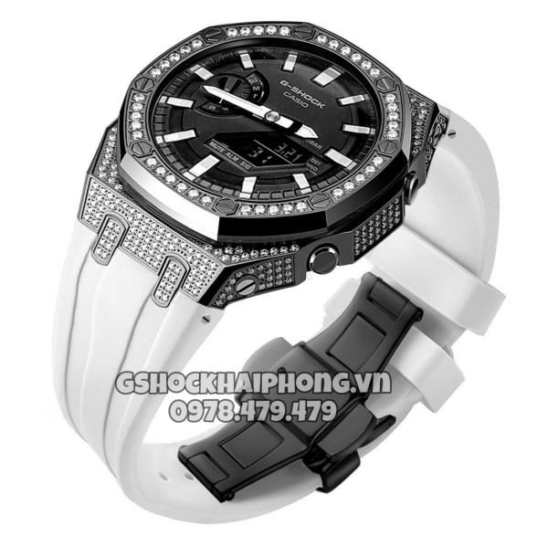 Bộ vỏ Đen nạm phun đá - Dây cao su ( Kích vào sp chọn màu dây ) 