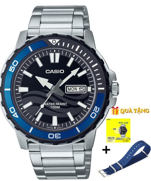 CASIO MTD-125D-1A2 - QUÀ TẶNG TRỊ GIÁ 600K 