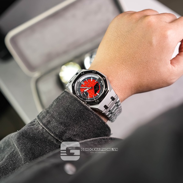 G-SHOCK GA-2100AP - THE OFFSHORE DIVER X LAYERS - RED VELVET