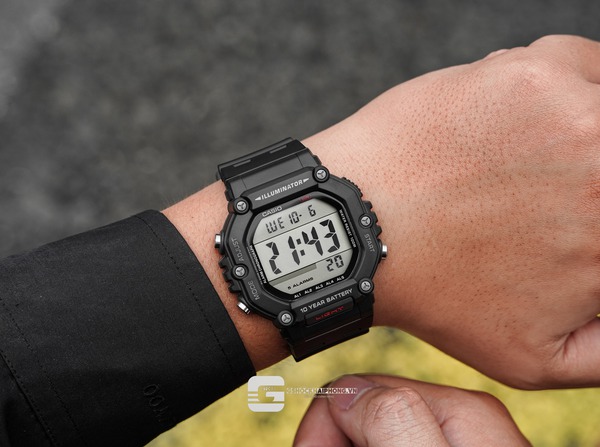 Đồng Hồ Nam Chính hãng Casio AE-1600H-1A - Pin 10 năm