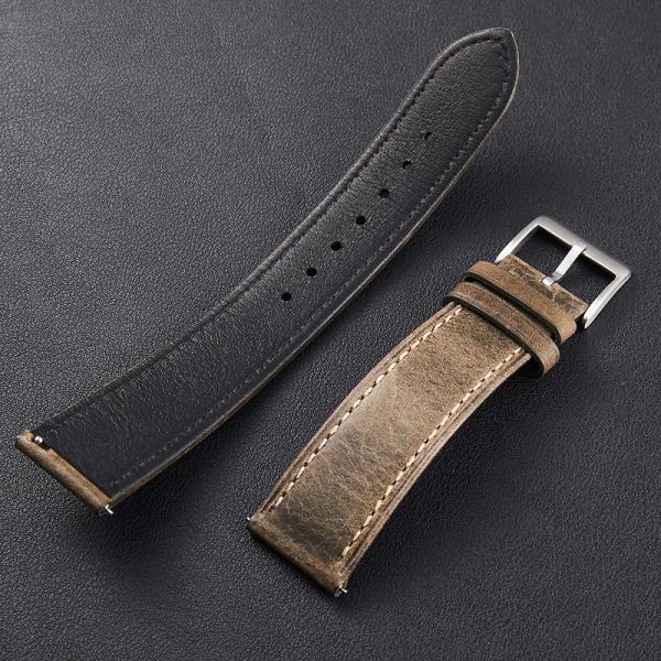 Dây da bê BADALASS Ý cao cấp - size 18mm/ 20mm/ 22mm