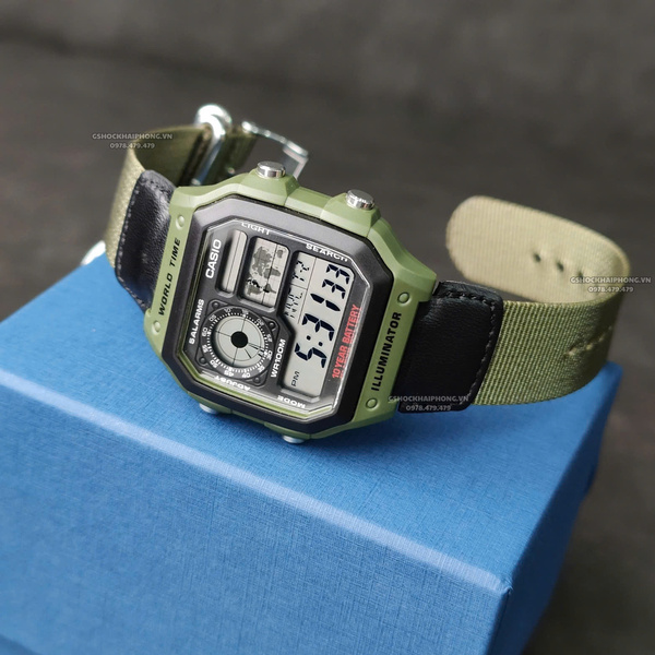 CASIO AE-1200WHB-3B -  QUÀ TẶNG TRỊ GIÁ 200K