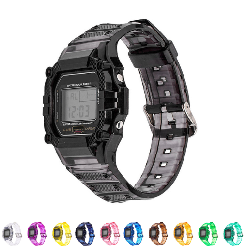 Bộ vỏ Jelly trong suốt - Lắp vừa G-SHOCK 5600 mặt vuông ( Kích vào sp chọn màu vỏ )