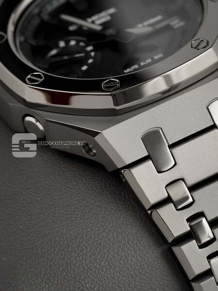 G-SHOCK GA-2100AP - GUN METAL LAYERS X BLACK CARBON DIAL