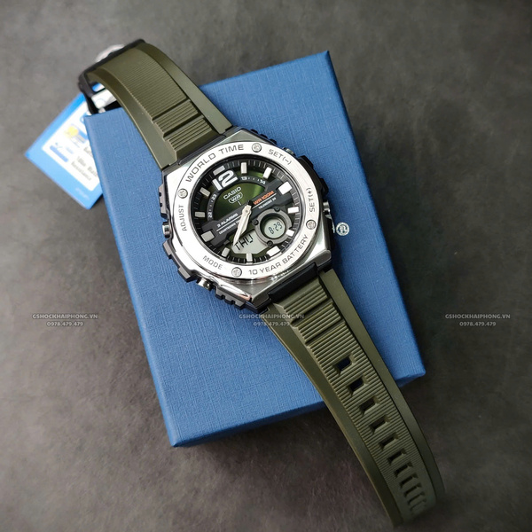 Đồng hồ Nam Chính hãng CASIO MWQ-100-3AV - Pin 10 năm
