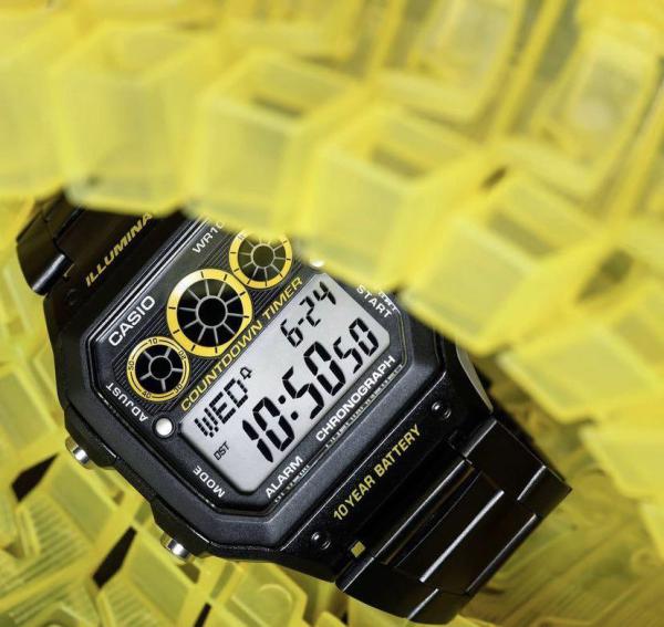 Đồng hồ Nam Chính hãng CASIO AE-1300WH-1A - Pin 10 năm