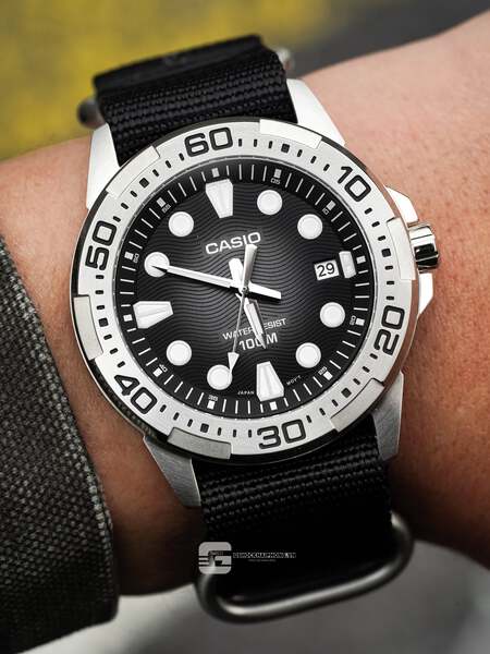 CASIO MTD-140D-1A ( Lên dây vải NaTo )