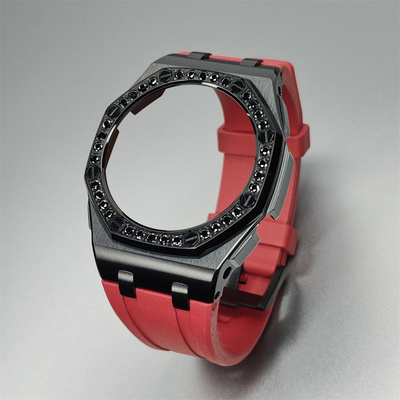 Vỏ đen nạm đá - dây cao su Flo đen ( Thế hệ 5 cao cấp ) 