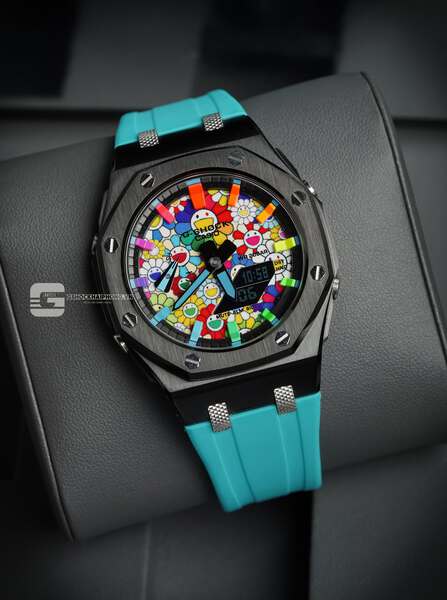 G-SHOCK GA-2100AP - Murakami Hyper Color x Black Offshore