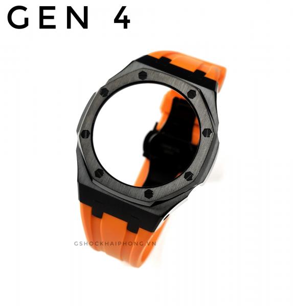 Bộ vỏ GA-2100AP - Gen 4 - Thép đen dây cam