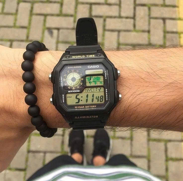 CASIO AE-1200WH-1B -  QUÀ TẶNG TRỊ GIÁ 200K