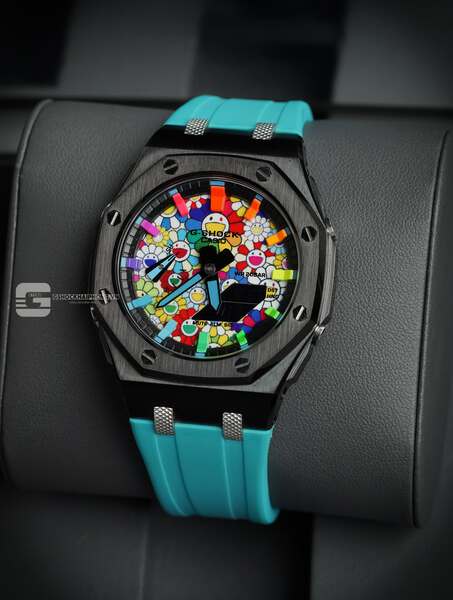 G-SHOCK GA-2100AP - Murakami Hyper Color x Black Offshore
