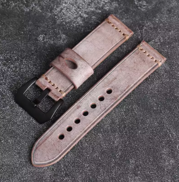 Dây da bò sáp bề mặt - size 20mm/ 22mm/ 24mm