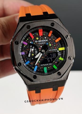 G-SHOCK GA-2100AP - Hyper Color Orange 04