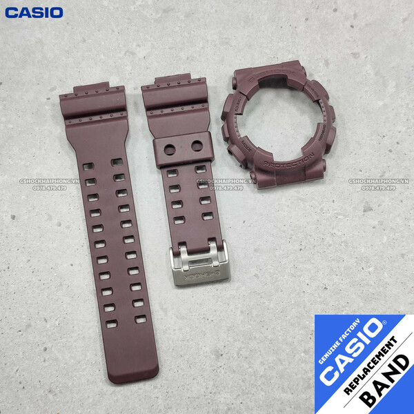 Bộ vỏ chính hãng G-SHOCK GA-110 NÂU ĐỎ - ( Lắp vừa GA-100/GA-110/GA-120/GA-140 )