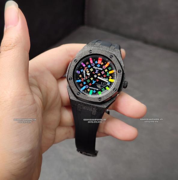 G-SHOCK GA-2100AP - HYPER BLACKFROST X LV X SUPREME 