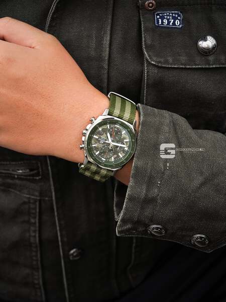 CASIO EDIFICE EFV-600D-3C ( Lên dây vải NaTo )