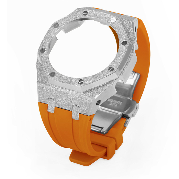 Bộ vỏ GA-2100AP Phun cát Bạc - Dây Cao Su ( Kích vào sp chọn màu dây )