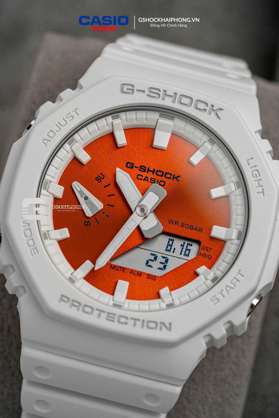  G-SHOCK GA-2100 - ORANGE METALIC WHITEOUT