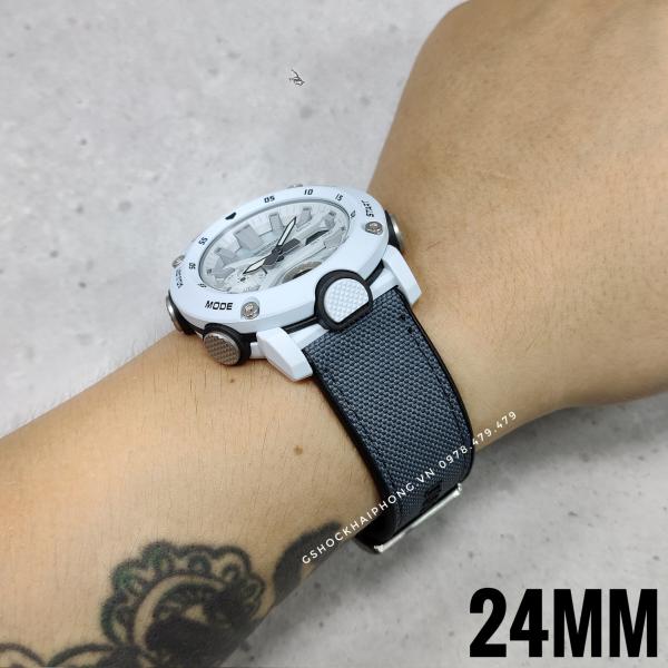 Dây vải nilon chống nước GA-2000 / GA-2200 ( 24mm ) ( Màu xanh  cổ vịt )