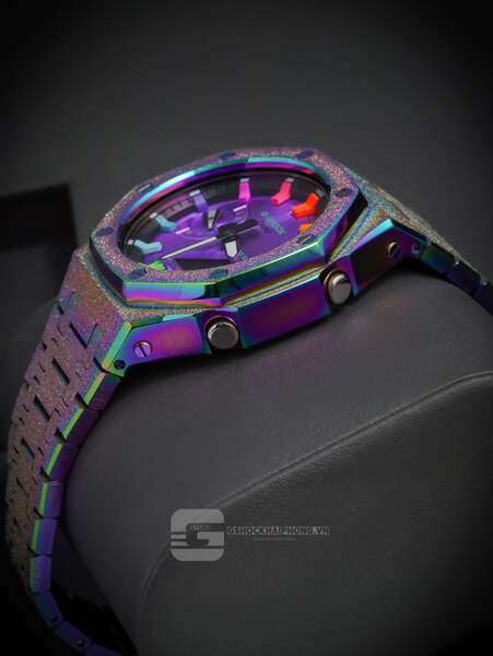 G-SHOCK GA-2100AP TITAN RAINBOW X METAL HYPER COLOR 