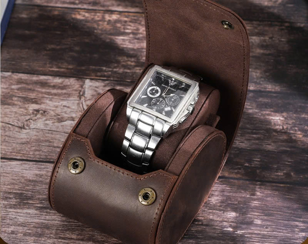 Hộp đựng đồng hồ  - Da xịn Crazy Horse cao cấp