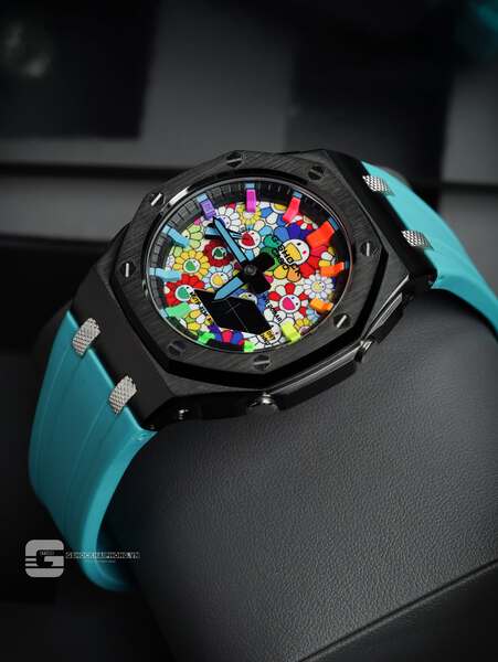 G-SHOCK GA-2100AP - Murakami Hyper Color x Black Offshore