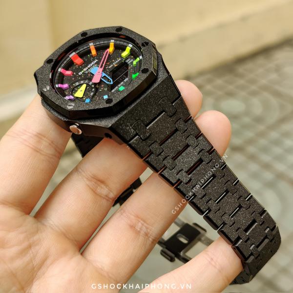 G-SHOCK GA-2100AP - Black Stardust Hyper Color 