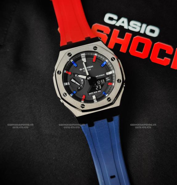 G-SHOCK GA-2100AP - PEPSI X GREY METAL EDITION