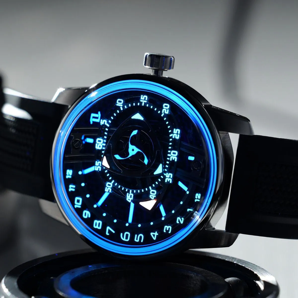 ĐỒNG HỒ NAM OBLVLO REJOS JM-ROTOR-YBBR (DÂY CAO SU)