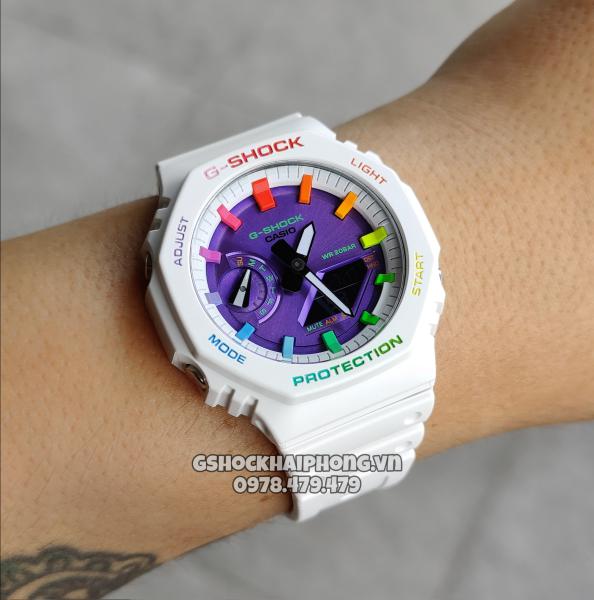 G-SHOCK GA-2100 MOD METAL DIAL HYPER COLOR