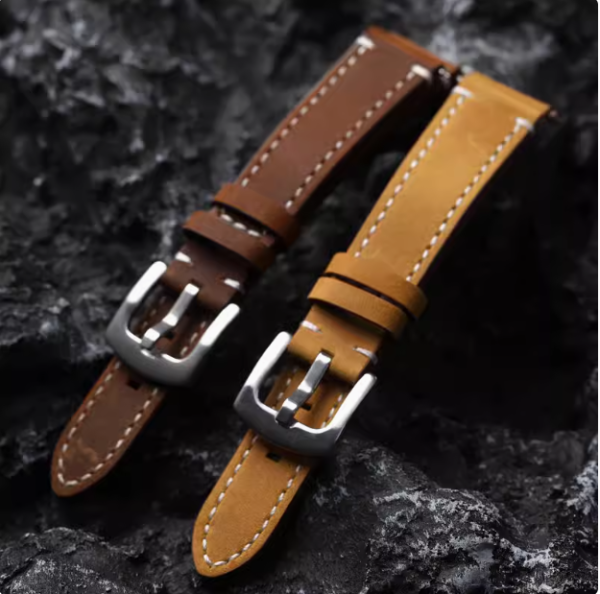 Dây da ngựa vintage - Size 18mm/ 20mm/ 22mm