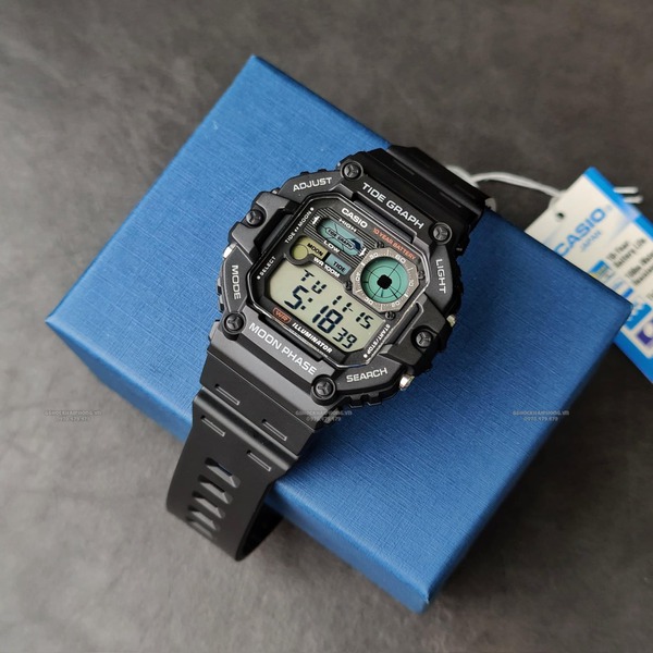 Đồng hồ Nam Chính hãng CASIO WS-1700h-1A  - Pin 10 năm 