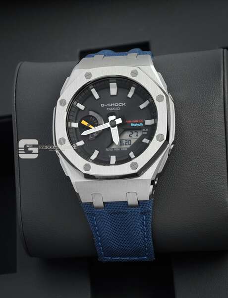 G-SHOCK GA-B2100AP - METAL CASE - VELCRO BAND