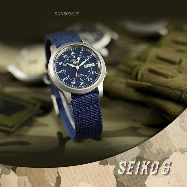 Đồng Hồ Nam Chính Hãng SEIKO 5 SNK807K2S